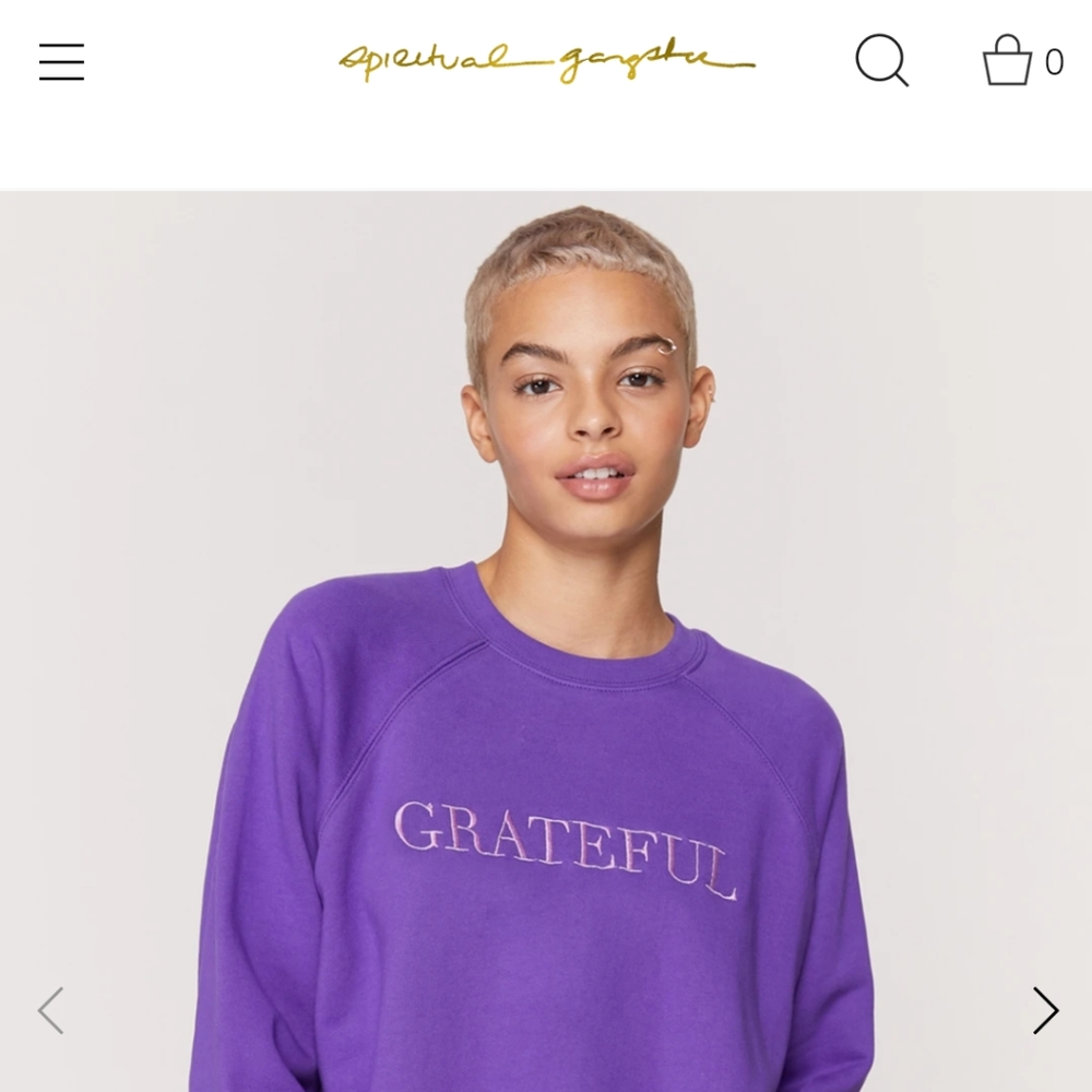 Spiritual gangster grateful sweater